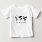 骨に悪い ベビーTシャツ (正面)