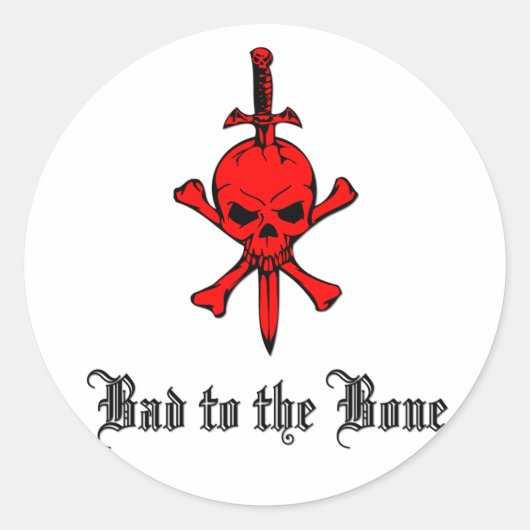 骨に悪い ラウンドシール (正面)