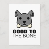 骨に良い、犬 ポストカード (正面)