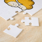 骨のあるライオン ジグソーパズル (側面)