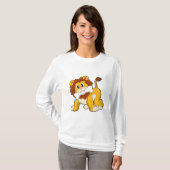 骨のあるライオン Tシャツ (正面フル)