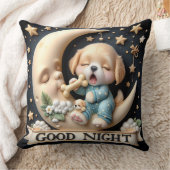 骨のある子犬コレクションby Natasha Us クッション (ブランケット)