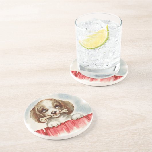 骨のある子犬 コースター (側面)