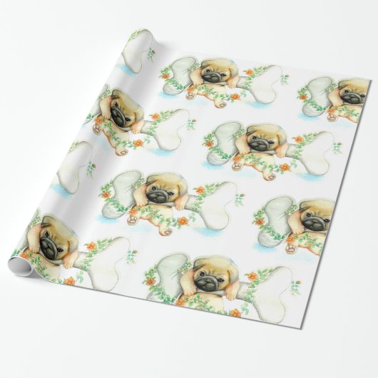 骨のある子犬 ラッピングペーパー (アンロールド)