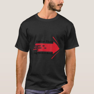 骨のある犬よりも速い Tシャツ