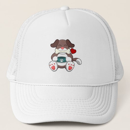 骨のある犬 キャップ (正面)