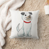 骨のある犬 クッション (ブランケット)