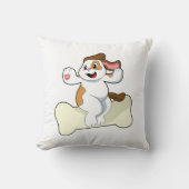 骨のある犬 クッション (正面)