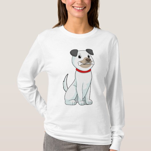 骨のある犬 Tシャツ (正面)