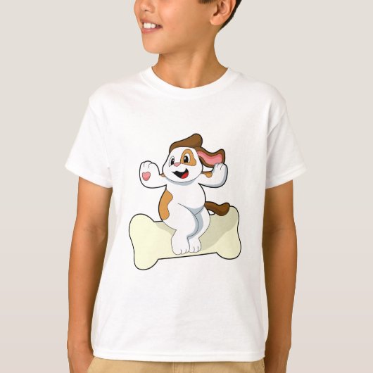 骨のある犬 Tシャツ (正面)