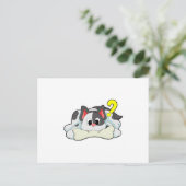 骨のある猫 ポストカード (スタンド正面)