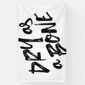 骨のように乾く引用文 横断幕 (縦)