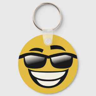 骨のカッコいいの人Emojiへの悪い状態 キーホルダー