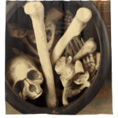 骨のカルドロン。 シャワーカーテン (正面)