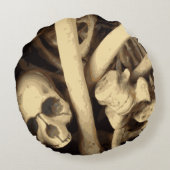 骨のカルドロン。 ラウンドクッション (裏面)