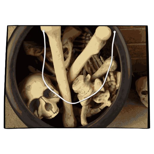 骨のカルドロン。 ラージペーパーバッグ (正面)