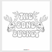 骨のバケツ シール (シート)