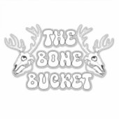 骨のバケツ シール (正面)