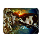 「骨のプリンセス」フレックスマグネット マグネット (横)