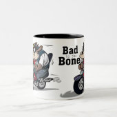 骨のマグへのおもしろいな悪い状態 ツートーンマグカップ (中央)