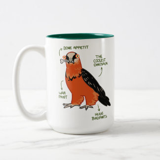 骨の付属物 ツートーンマグカップ