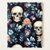 骨の原発日記の庭園 – スカルとバラ プランナー手帳 (裏面)