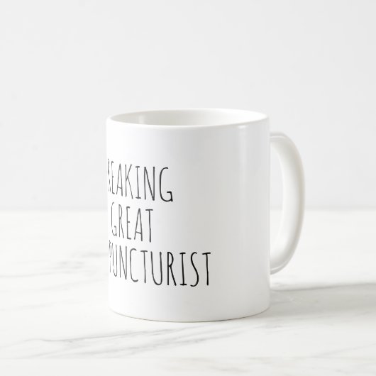 骨の素晴らし折れるおもしろい鍼治療 コーヒーマグカップ (正面右)