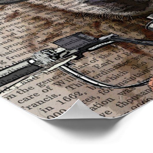 骨まで食べる ポスター (角)