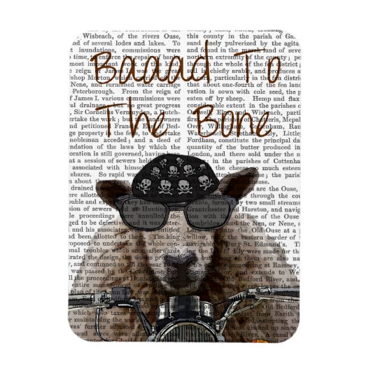 骨まで食べる マグネット (縦)