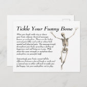 骨をくすぐるおもしろい。 ポストカード (正面/裏面)