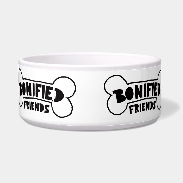 骨を削って築いた友情 犬の忠誠名言 ベスト ウェスティー ボウル (正面)