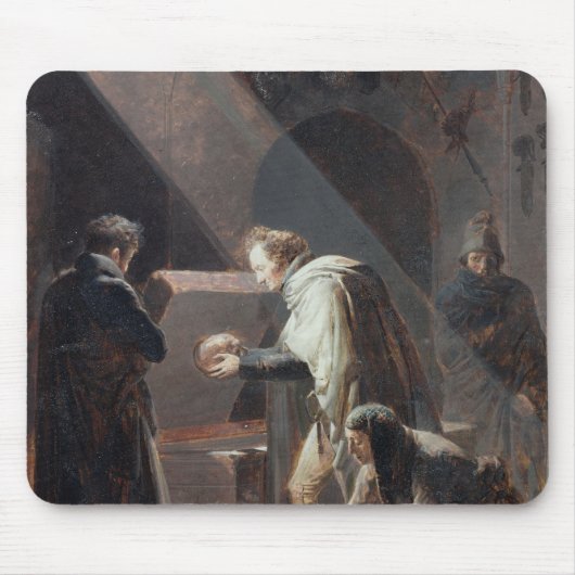 骨を取り替えているドミニックVivant Denon マウスパッド (正面)