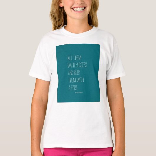 骨を折って埋める Tシャツ (正面)