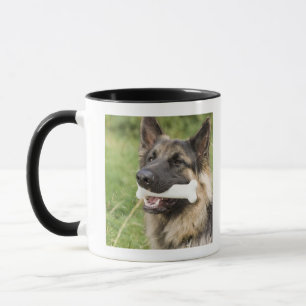 骨を搭載する犬 マグカップ