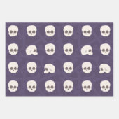 骨スカル ラッピングペーパーシート (正面2)