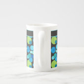 骨スタイリッシュ中国マグカップ、ブルームーンパターン ボーンチャイナマグカップ (裏面)