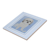 骨セラミックタイル付きマルシポートレート タイル (側面)