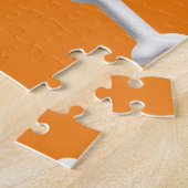 骨パターンドッグフレームプリント ジグソーパズル (側面)