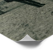 骨ヴィンテージビーチシーン、シエスタ ポスター (角)