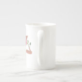 骨中国カップフクロウ美術品 ボーンチャイナマグカップ (裏面)