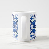 骨中国ポルトガル語アズレジョブリデスメイドギフトマグ ジャンボコーヒーマグカップ (裏面)