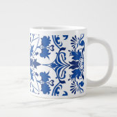 骨中国ポルトガル語アズレジョブリデスメイドギフトマグ ジャンボコーヒーマグカップ (右)