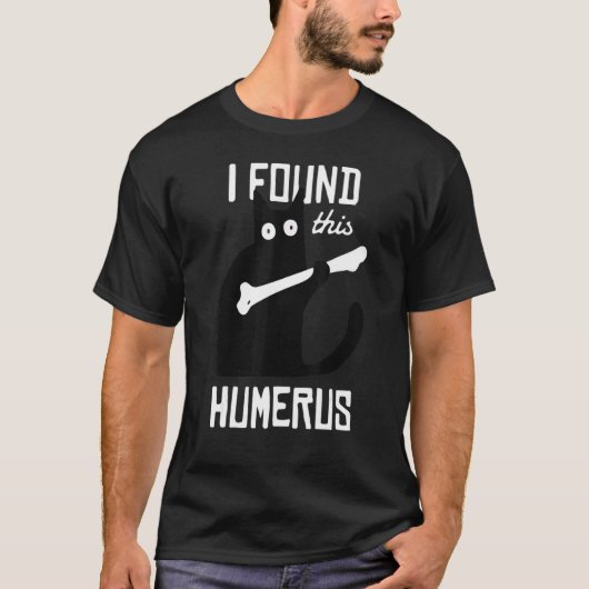 骨付きのネコ 私の発見した上腕骨ラブキャットTシャツ Tシャツ (正面)
