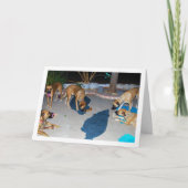 骨付きドッグとタオル カード (正面)