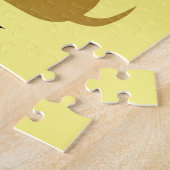 骨付き犬パズル。子供と犬の名前。 ジグソーパズル (側面)