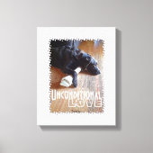 骨写真付きチョコレートラボ キャンバスプリント (正面)