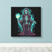 骨刈り機 キャンバスプリント (インサイチュ (ウッドフロア))