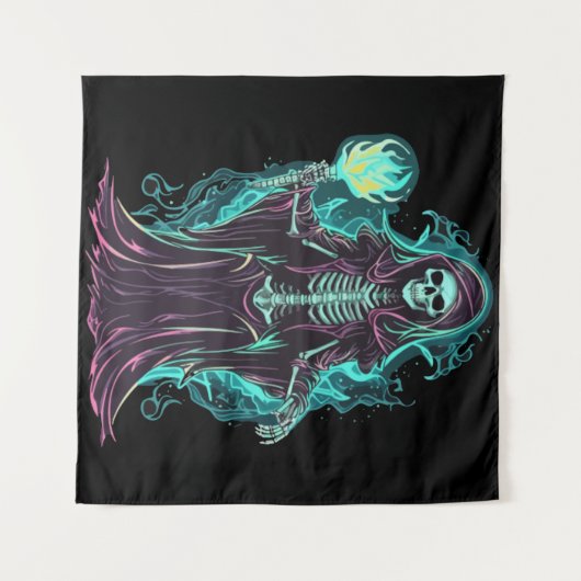 骨刈り機 タペストリー (正面(横))