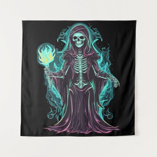 骨刈り機 タペストリー (正面)