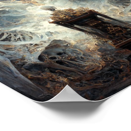 骨壇2ファンタジーSFアートポスター ポスター (角)